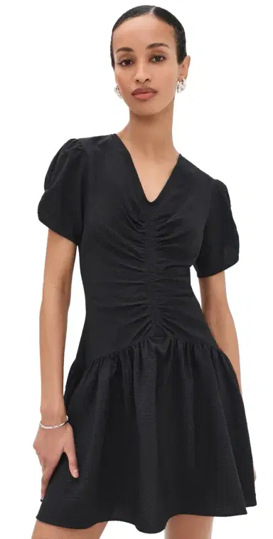 Shoshanna Fletcher Dress Jet | Thumbnail 1 Shoshanna Fletcher Dress Jet | Thumbnail 1