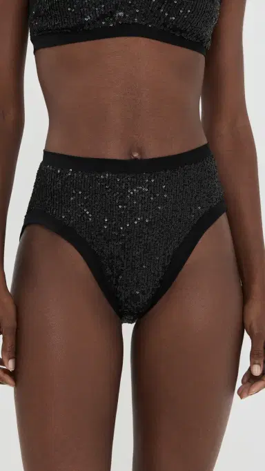 Norma Kamali Racer Swim Bikini Bottoms Black | Thumbnail 2 Norma Kamali Racer Swim Bikini Bottoms Black | Thumbnail 2