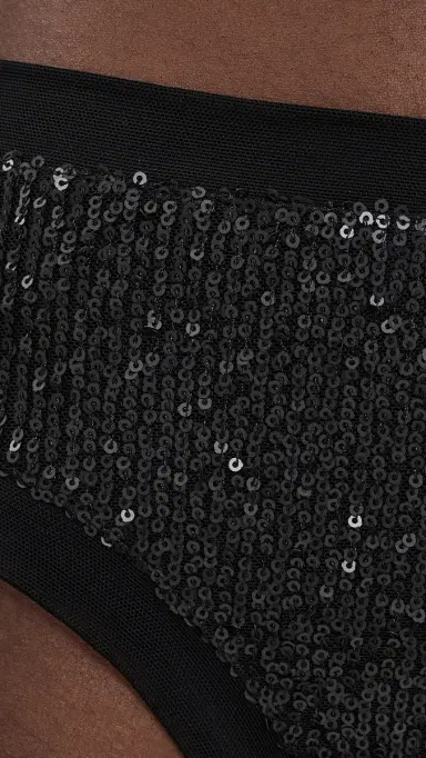 Norma Kamali Racer Swim Bikini Bottoms Black | Thumbnail 5 Norma Kamali Racer Swim Bikini Bottoms Black | Thumbnail 5