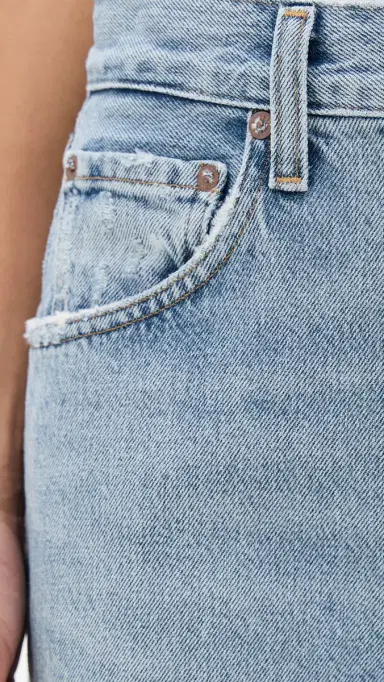AGOLDE Low Curve Fray Jeans Force 31 | Thumbnail 6 AGOLDE Low Curve Fray Jeans Force 31 | Thumbnail 6