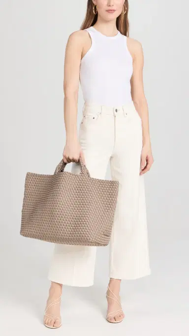 Naghedi St Barths Large Tote Cashmere One Size | Thumbnail 3 Naghedi St Barths Large Tote Cashmere One Size | Thumbnail 3