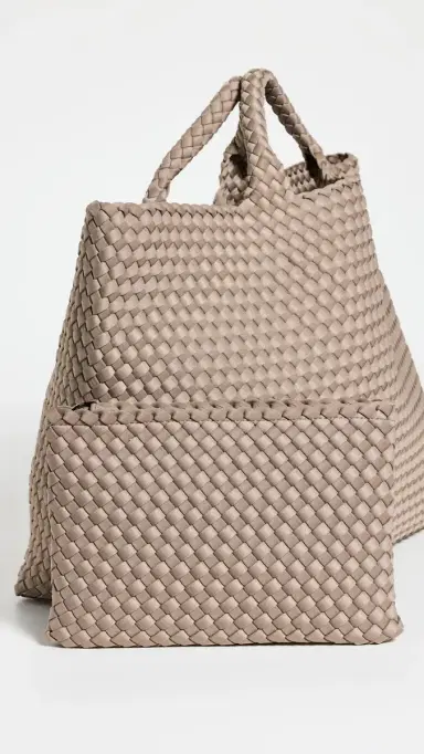 Naghedi St Barths Large Tote Cashmere One Size | Thumbnail 5 Naghedi St Barths Large Tote Cashmere One Size | Thumbnail 5