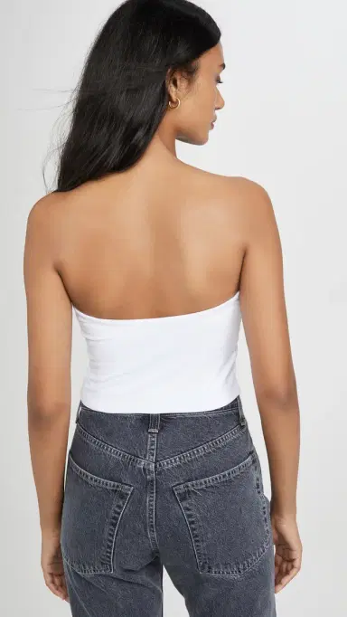 susana monaco Crop Tube Top Sugar | Thumbnail 3 susana monaco Crop Tube Top Sugar | Thumbnail 3