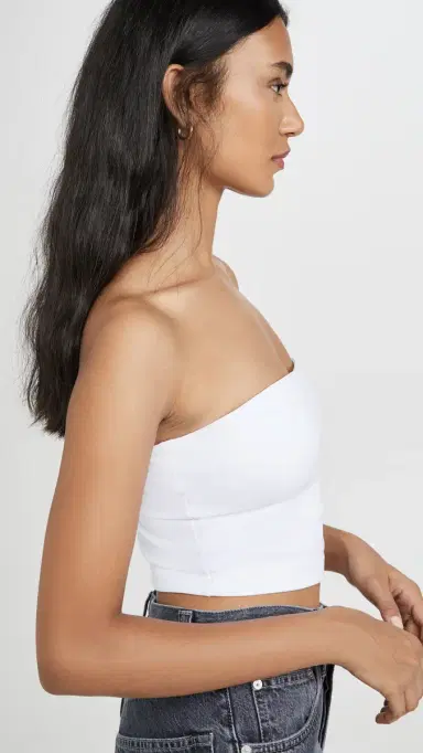 susana monaco Crop Tube Top Sugar | Thumbnail 4 susana monaco Crop Tube Top Sugar | Thumbnail 4