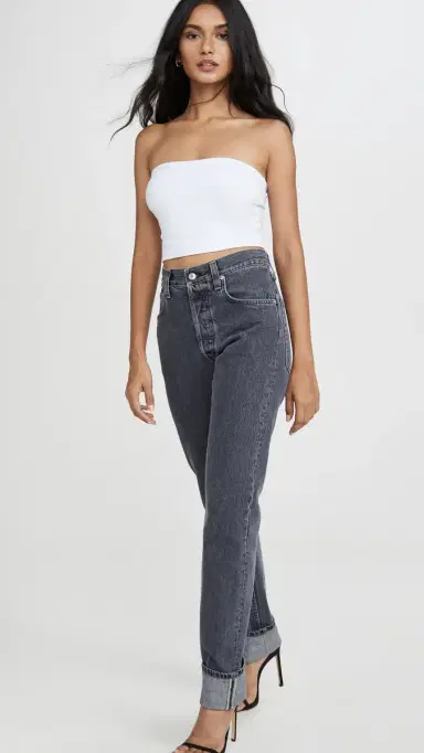 susana monaco Crop Tube Top Sugar | Thumbnail 5 susana monaco Crop Tube Top Sugar | Thumbnail 5