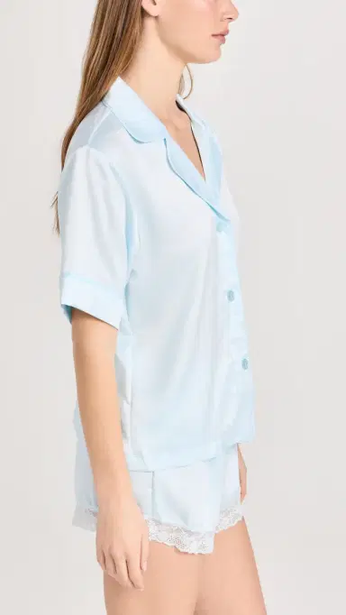 Flora Nikrooz elena Shorts Pajama et Light Blue | Thumbnail 4 Flora Nikrooz elena Shorts Pajama et Light Blue | Thumbnail 4
