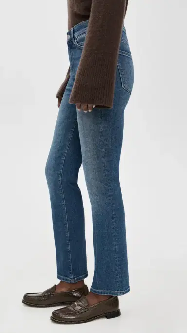 DL1961 Halle Straight High Rise Instasculpt Jeans Oceanside (DL Ultimate) | Thumbnail 4 DL1961 Halle Straight High Rise Instasculpt Jeans Oceanside (DL Ultimate) | Thumbnail 4