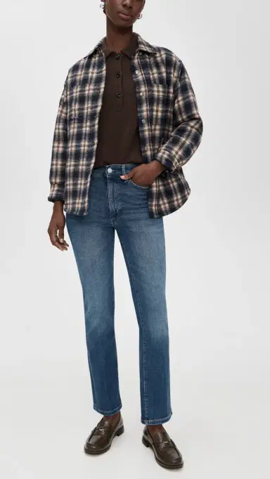 DL1961 Halle Straight High Rise Instasculpt Jeans Oceanside (DL Ultimate) | Thumbnail 5 DL1961 Halle Straight High Rise Instasculpt Jeans Oceanside (DL Ultimate) | Thumbnail 5