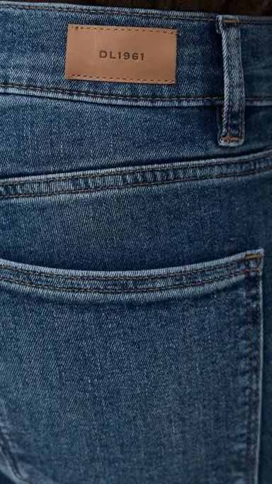 DL1961 Halle Straight High Rise Instasculpt Jeans Oceanside (DL Ultimate) | Thumbnail 6 DL1961 Halle Straight High Rise Instasculpt Jeans Oceanside (DL Ultimate) | Thumbnail 6