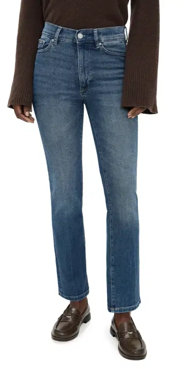 DL1961 Halle Straight High Rise Instasculpt Jeans Oceanside (DL Ultimate) | Thumbnail 1 DL1961 Halle Straight High Rise Instasculpt Jeans Oceanside (DL Ultimate) | Thumbnail 1