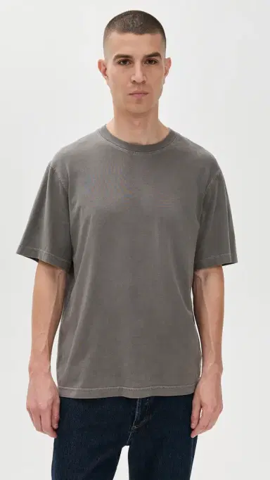AGOLDE Asha Mock Neck Tee Flint | Thumbnail 2 AGOLDE Asha Mock Neck Tee Flint | Thumbnail 2
