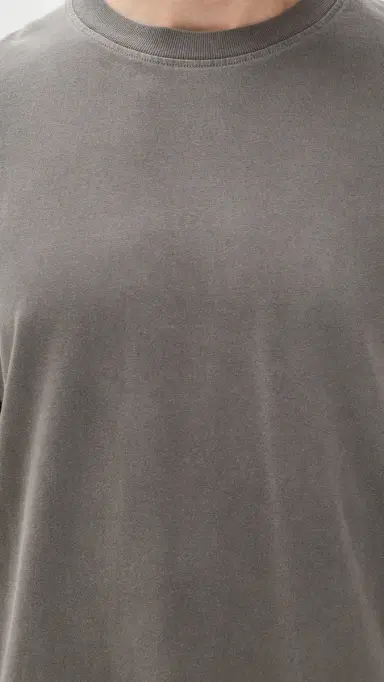 AGOLDE Asha Mock Neck Tee Flint | Thumbnail 6 AGOLDE Asha Mock Neck Tee Flint | Thumbnail 6