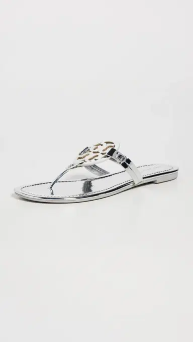 Tory Burch Miller Sandals Argento 7 | Thumbnail 5 Tory Burch Miller Sandals Argento 7 | Thumbnail 5