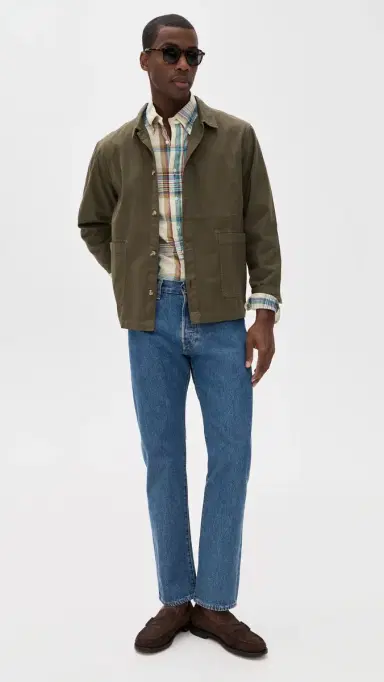 Gitman Vintage Archive Madras hirt Tan | Thumbnail 5 Gitman Vintage Archive Madras hirt Tan | Thumbnail 5