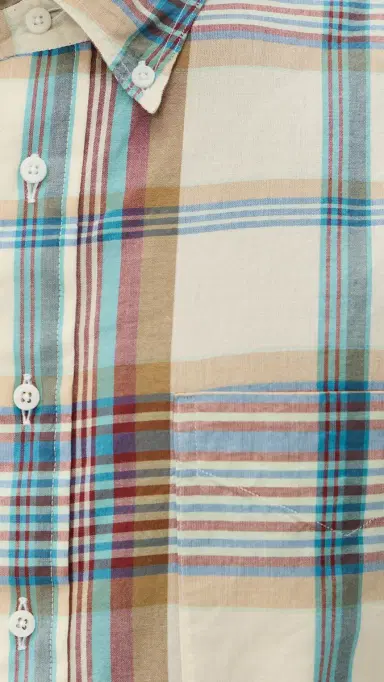 Gitman Vintage Archive Madras hirt Tan | Thumbnail 6 Gitman Vintage Archive Madras hirt Tan | Thumbnail 6