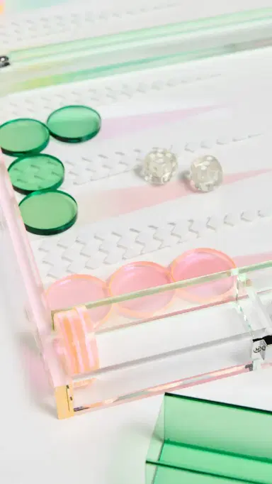 SunnyLife Lucite Backgammon Ombre One Size | Thumbnail 4 SunnyLife Lucite Backgammon Ombre One Size | Thumbnail 4