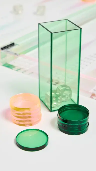 SunnyLife Lucite Backgammon Ombre One Size | Thumbnail 5 SunnyLife Lucite Backgammon Ombre One Size | Thumbnail 5