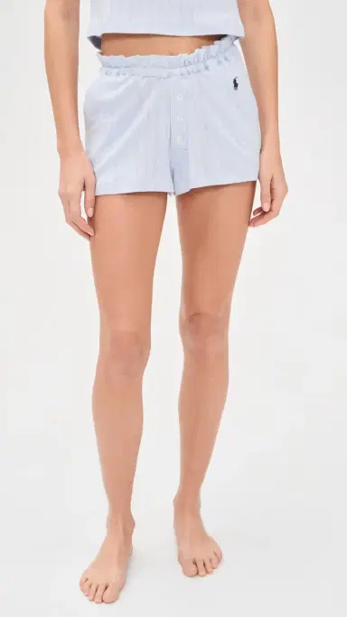Polo Ralph Lauren Pointelle Pajama Set Xenon Blue | Thumbnail 5 Polo Ralph Lauren Pointelle Pajama Set Xenon Blue | Thumbnail 5