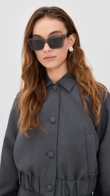 Vontélle Seventh Avenue Sunglasses Smoke Grey One Size | Thumbnail 3 Vontélle Seventh Avenue Sunglasses Smoke Grey One Size | Thumbnail 3