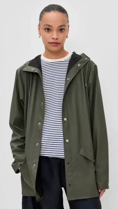 Rains Rain Jacket Green | Thumbnail 2 Rains Rain Jacket Green | Thumbnail 2