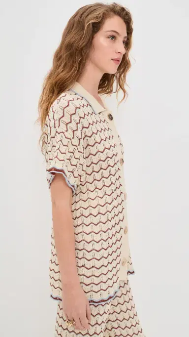 Cara Cara Hayes Shirt Zigzag Multi | Thumbnail 4 Cara Cara Hayes Shirt Zigzag Multi | Thumbnail 4
