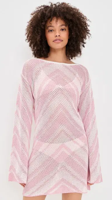 Seven Wonders Mazie Knit Mini Dress Pink Multi | Thumbnail 2 Seven Wonders Mazie Knit Mini Dress Pink Multi | Thumbnail 2