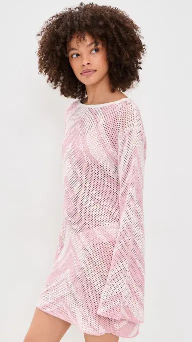 Seven Wonders Mazie Knit Mini Dress Pink Multi | Thumbnail 4 Seven Wonders Mazie Knit Mini Dress Pink Multi | Thumbnail 4