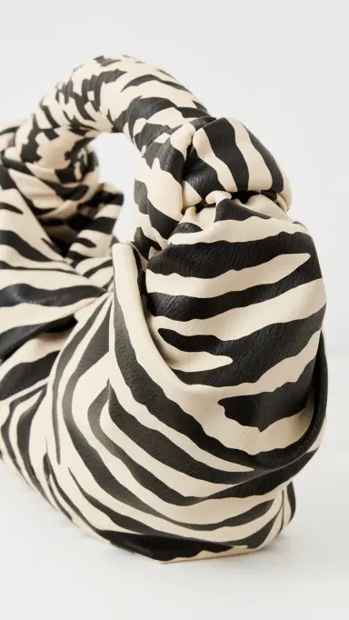 SIMONMILLER Faux Leather Lopsy Bag Zebra Print One Size | Thumbnail 5 SIMONMILLER Faux Leather Lopsy Bag Zebra Print One Size | Thumbnail 5