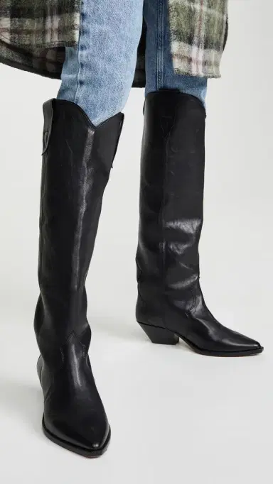 Isabel Marant Denvee High Boots Black | Thumbnail 4 Isabel Marant Denvee High Boots Black | Thumbnail 4