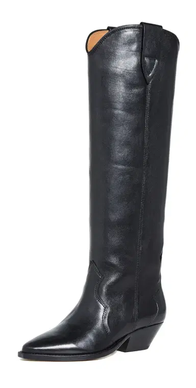 Isabel Marant Denvee High Boots Black | Thumbnail 1 Isabel Marant Denvee High Boots Black | Thumbnail 1