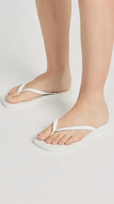 Havaianas Slim Square Flip Flops White 6 | Thumbnail 3 Havaianas Slim Square Flip Flops White 6 | Thumbnail 3