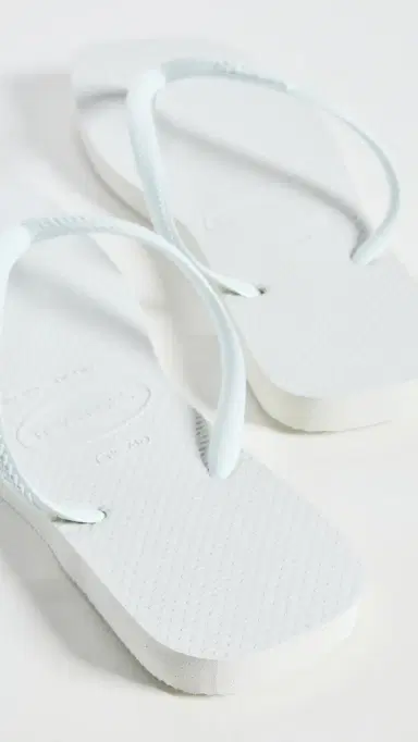 Havaianas Slim Square Flip Flops White 6 | Thumbnail 4 Havaianas Slim Square Flip Flops White 6 | Thumbnail 4