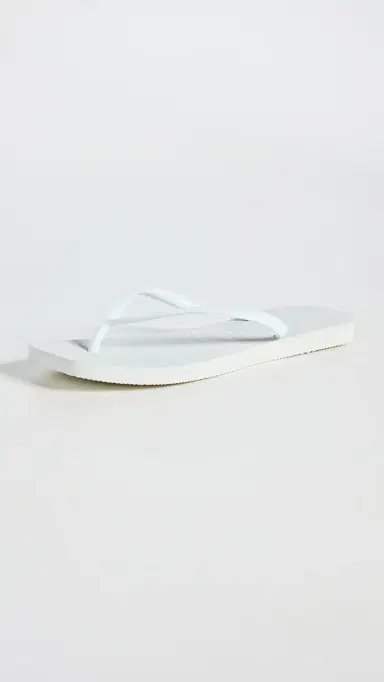 Havaianas Slim Square Flip Flops White 6 | Thumbnail 6 Havaianas Slim Square Flip Flops White 6 | Thumbnail 6