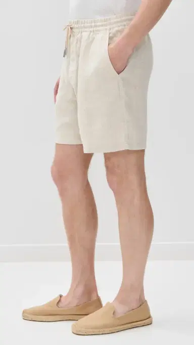 NN07 Gregor Drawstring Linen Shorts 6 Oat L | Thumbnail 4 NN07 Gregor Drawstring Linen Shorts 6 Oat L | Thumbnail 4
