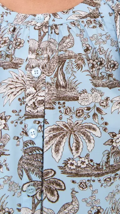 STAUD Vincent Mini Dress ky Toile | Thumbnail 6 STAUD Vincent Mini Dress ky Toile | Thumbnail 6