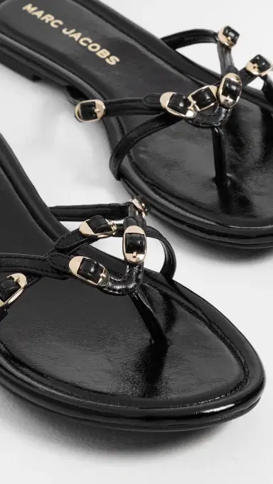 Marc Jacobs The Kiki Sandals Black | Thumbnail 6 Marc Jacobs The Kiki Sandals Black | Thumbnail 6