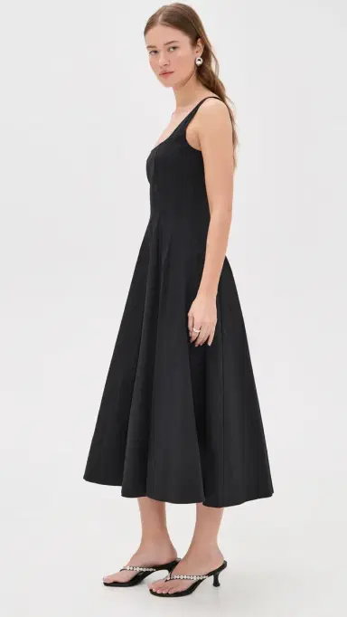 Staud Wells Dress Black 2 | Thumbnail 4 Staud Wells Dress Black 2 | Thumbnail 4