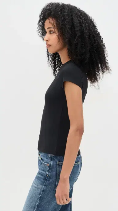 Susana Monaco Essential Crew Tee Black | Thumbnail 4 Susana Monaco Essential Crew Tee Black | Thumbnail 4