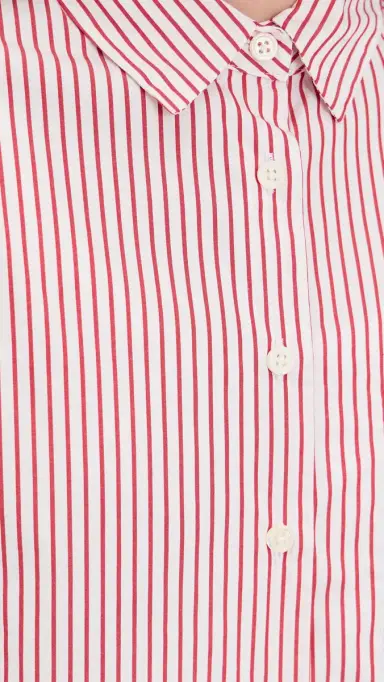 Alex Mill Jo hirt In tripes White/Red tripe | Thumbnail 6 Alex Mill Jo hirt In tripes White/Red tripe | Thumbnail 6