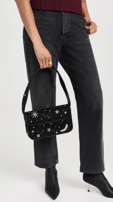 Staud Tommy Beaded Bag Starry Night One Size | Thumbnail 3 Staud Tommy Beaded Bag Starry Night One Size | Thumbnail 3