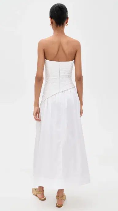 Staud Nia Dress White | Thumbnail 3 Staud Nia Dress White | Thumbnail 3