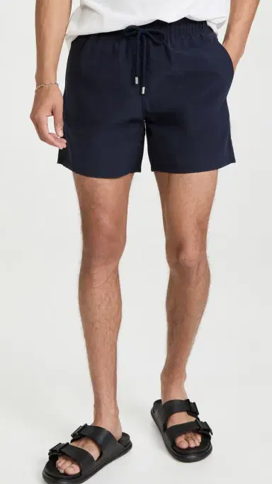 Vilebrequin Solid Moorea wim Trunks 5 Navy | Thumbnail 2 Vilebrequin Solid Moorea wim Trunks 5 Navy | Thumbnail 2