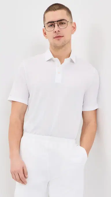 RLX Ralph Lauren Solid Tour Pique Polo Ceramic White | Thumbnail 2 RLX Ralph Lauren Solid Tour Pique Polo Ceramic White | Thumbnail 2