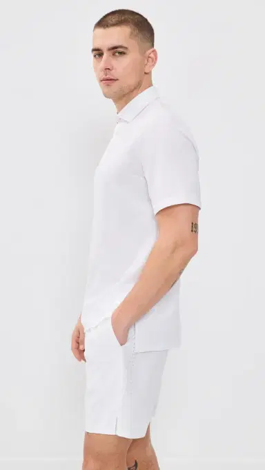 RLX Ralph Lauren Solid Tour Pique Polo Ceramic White | Thumbnail 4 RLX Ralph Lauren Solid Tour Pique Polo Ceramic White | Thumbnail 4