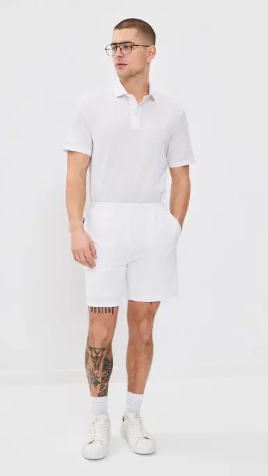 RLX Ralph Lauren Solid Tour Pique Polo Ceramic White | Thumbnail 5 RLX Ralph Lauren Solid Tour Pique Polo Ceramic White | Thumbnail 5