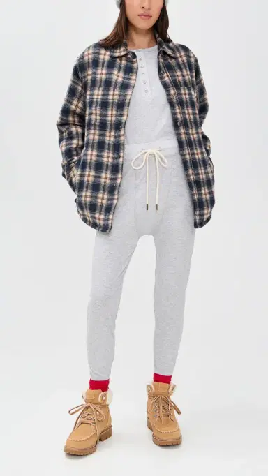 The Great. THE GREAT. The Long John Pants Heather Grey 1 | Thumbnail 5 The Great. THE GREAT. The Long John Pants Heather Grey 1 | Thumbnail 5