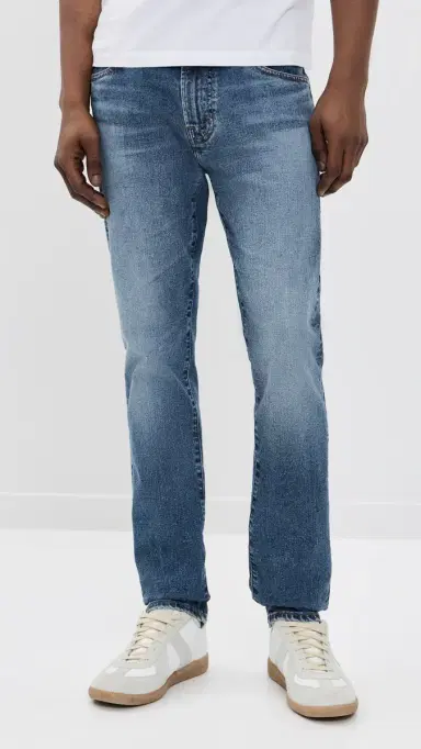 AG Tellis -ed Modern Slim Jeans " Horsetail | Thumbnail 2 AG Tellis -ed Modern Slim Jeans " Horsetail | Thumbnail 2