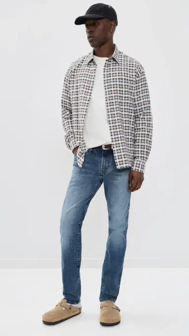 AG Tellis -ed Modern Slim Jeans " Horsetail | Thumbnail 5 AG Tellis -ed Modern Slim Jeans " Horsetail | Thumbnail 5