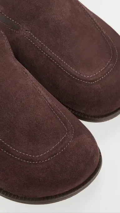 Larroudé Larroude x Parke Clogs Heavy Suede Brown 7 | Thumbnail 6 Larroudé Larroude x Parke Clogs Heavy Suede Brown 7 | Thumbnail 6