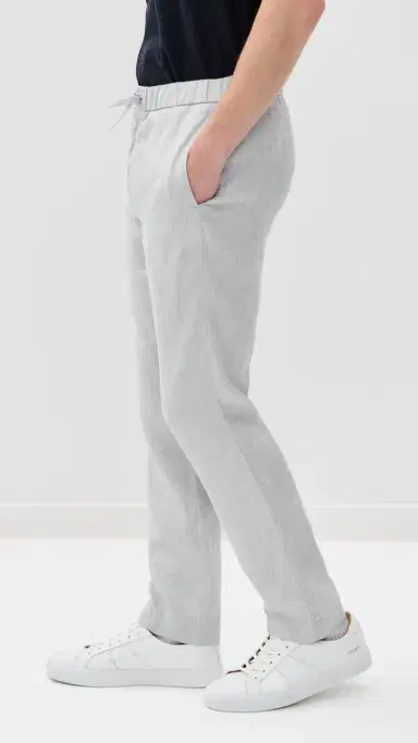Frescobol Carioca Oscar Linen Chinos | Thumbnail 4 Frescobol Carioca Oscar Linen Chinos | Thumbnail 4